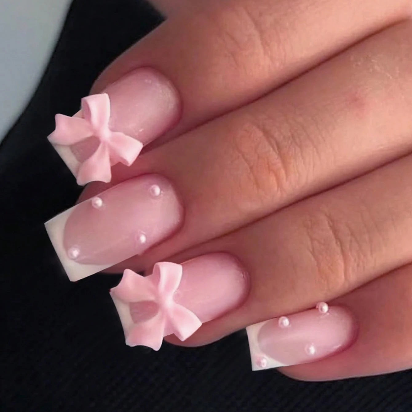 Cœur Marin - Ensemble d'Ongles Pressés