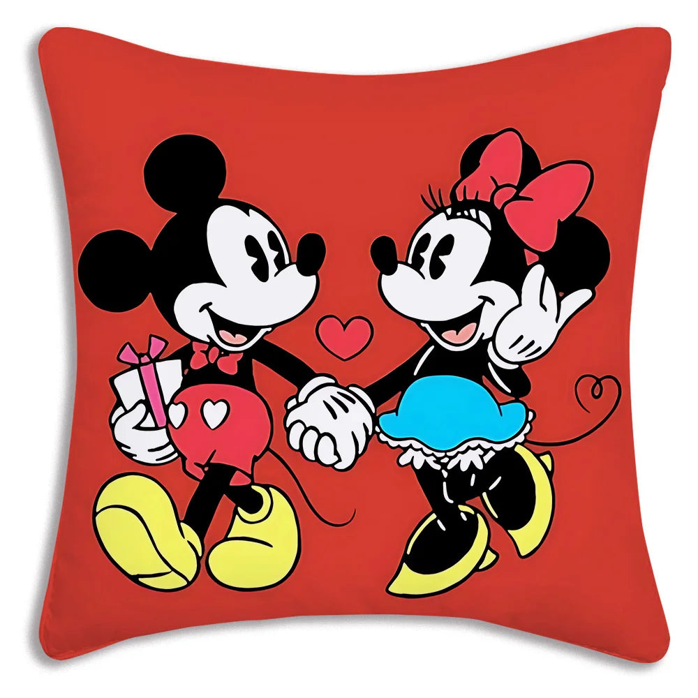 Kawaii Disney Duo: Mickey & Minnie Plush Pillow Covers