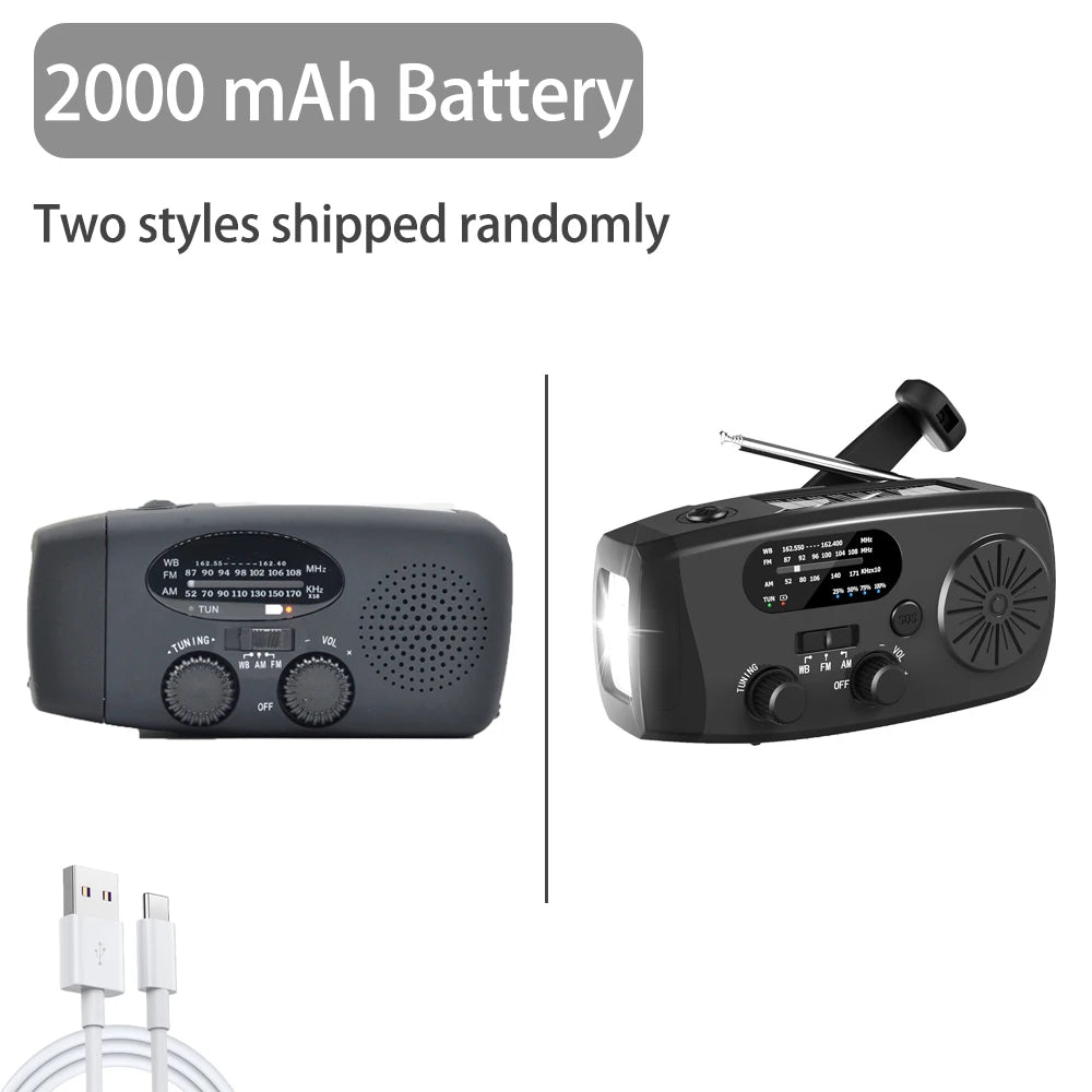 Radio Solaire LED WDSZKMYF - Aventure Étanche!