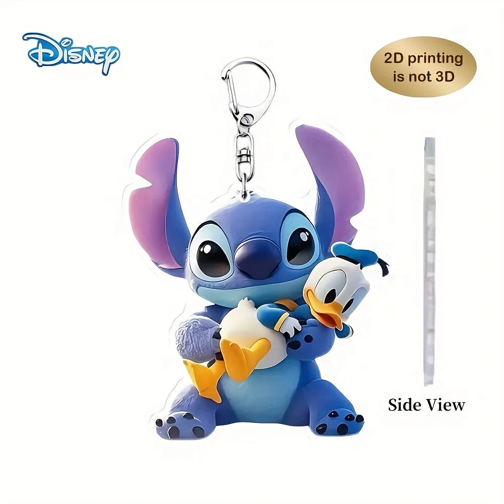 Porte-clés Lilo & Stitch Double Face Mignon 5cm