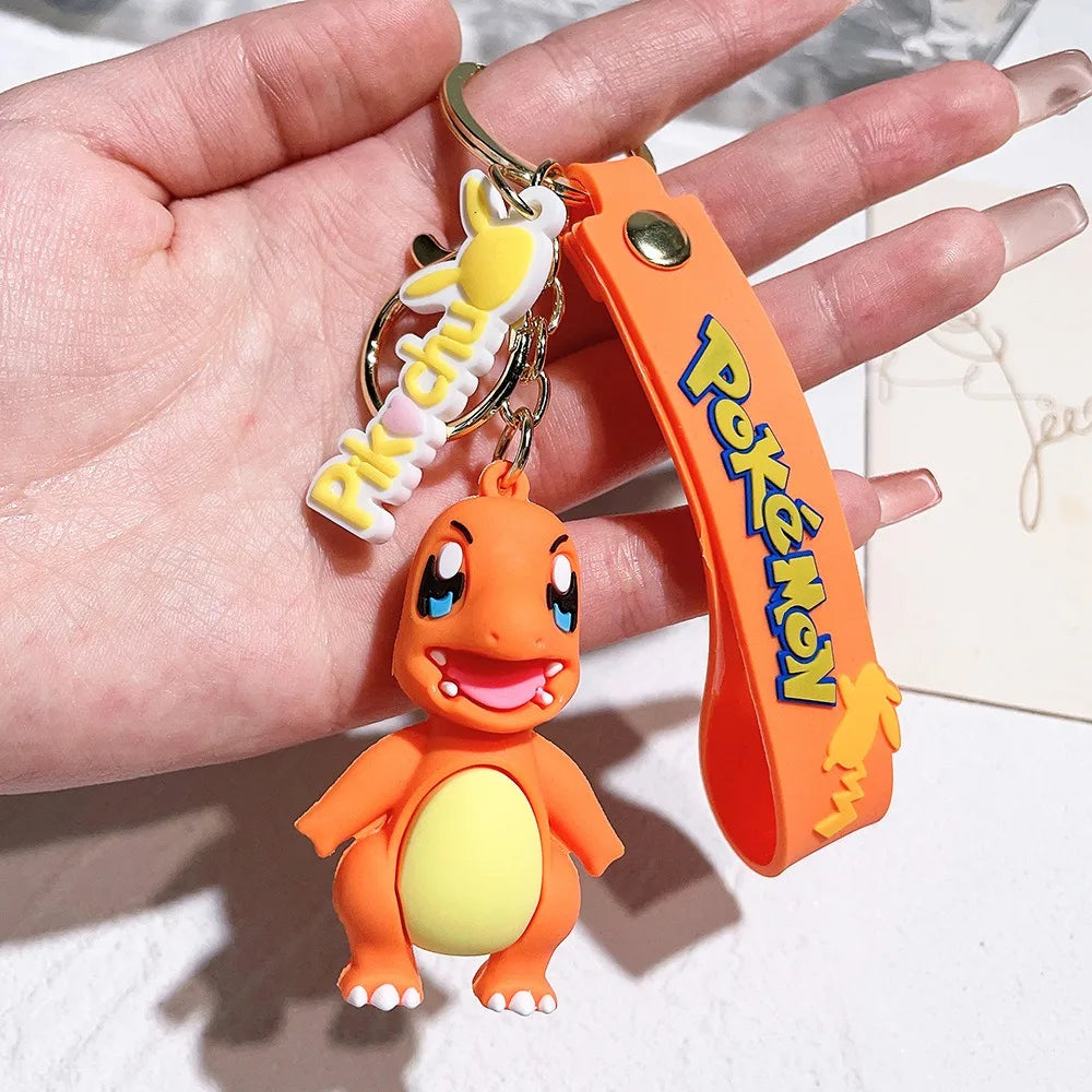 Pikachu Charm Keychain: Cute Anime Car Accessory