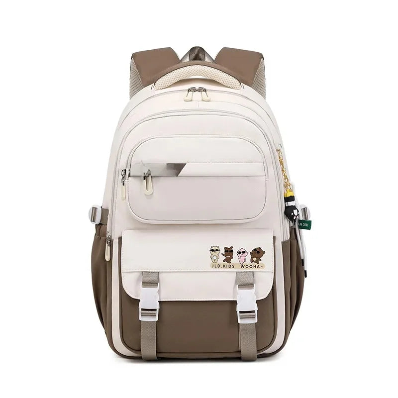 Sac à Dos Harajuku Grande Capacité en Tissu Oxford