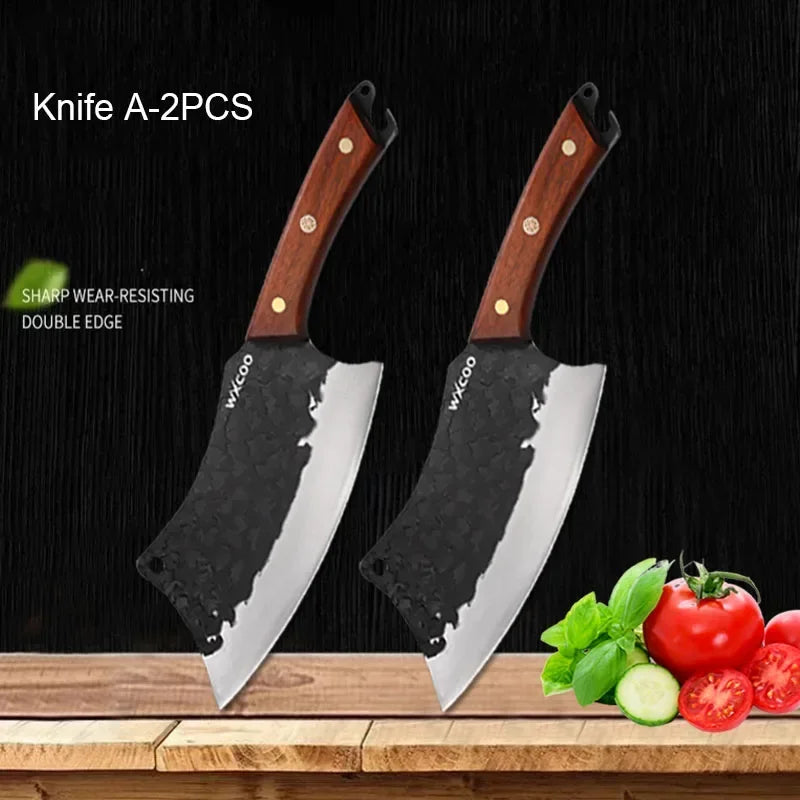 Couteau Forgé WXCOO: Tranchant et Multifonctionnel