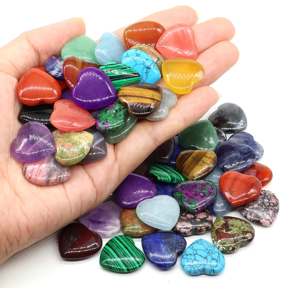 Cœur de Quartz Améthyste 20mm