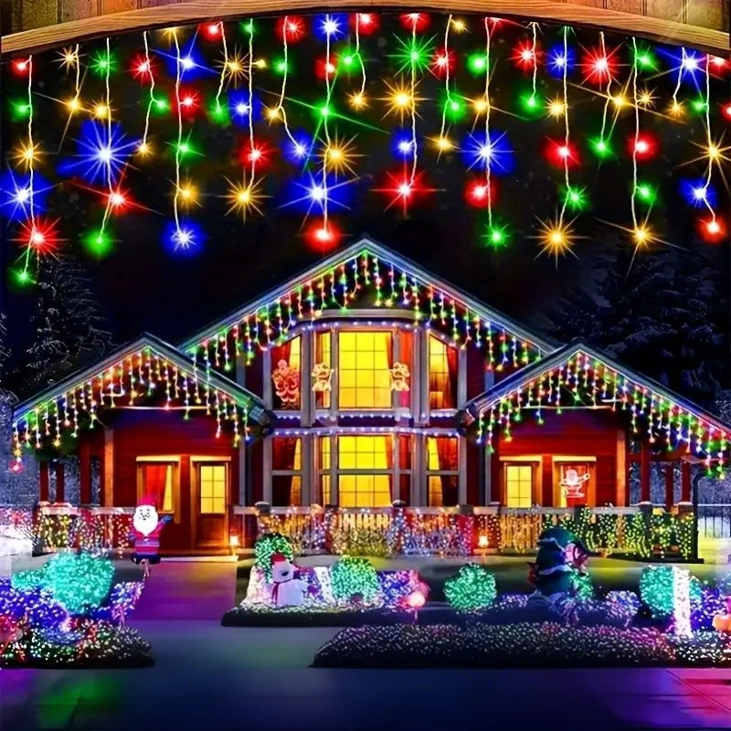 Éclat Festif: Guirlande LED Extérieure 100 Lumières
