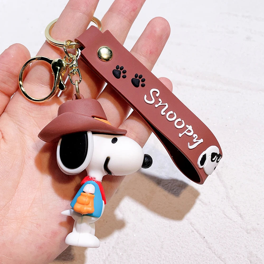 Snoopy Silicone Keychain Couple Pendant - Creative Charm