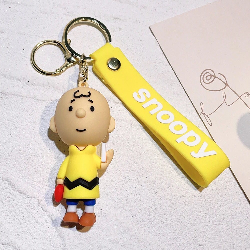 Snoopy Silicone Keychain Couple Pendant - Creative Charm
