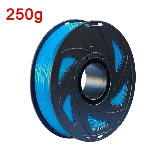 Filament TPU Flexible 1.75mm Turquoise Transparent 1kg