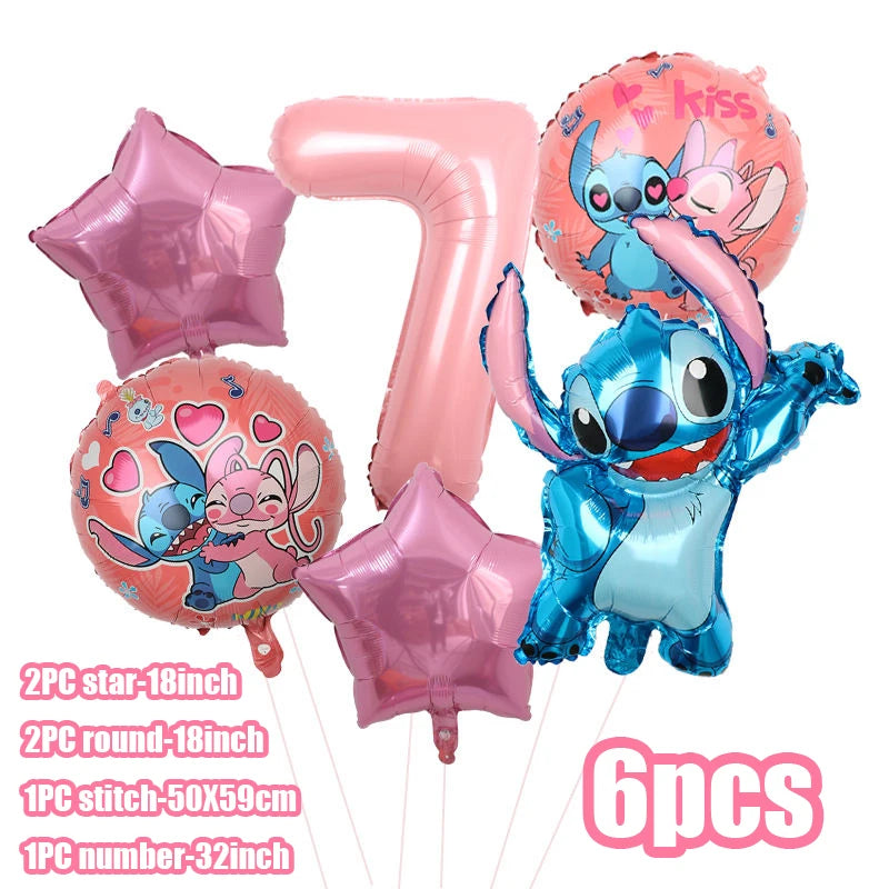 Disney Lilo & Stitch Pink Party Set