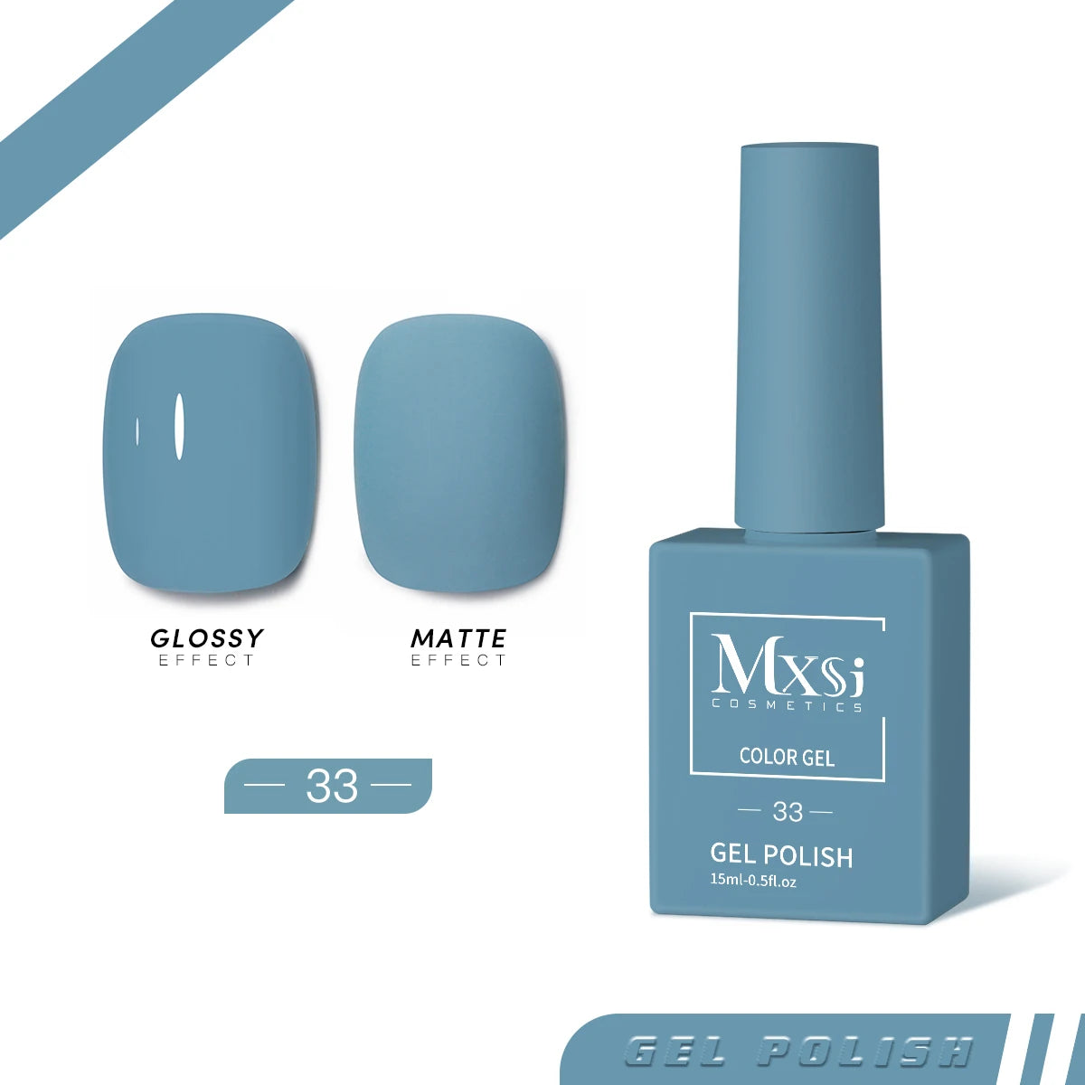 Vernis Gel Mxsi 15ml Couleurs Néo-Royal
