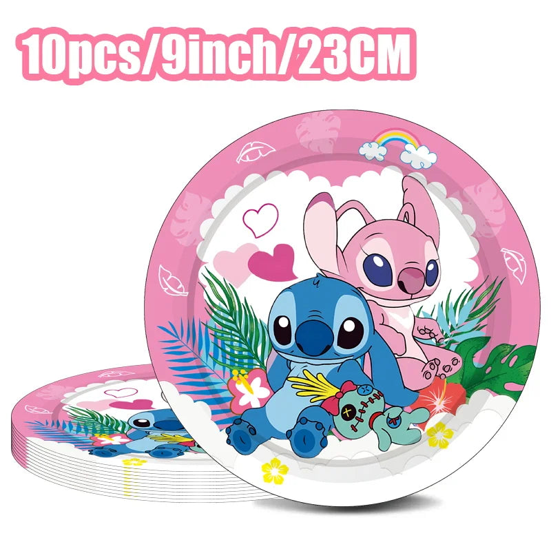 Disney Lilo & Stitch Pink Party Set