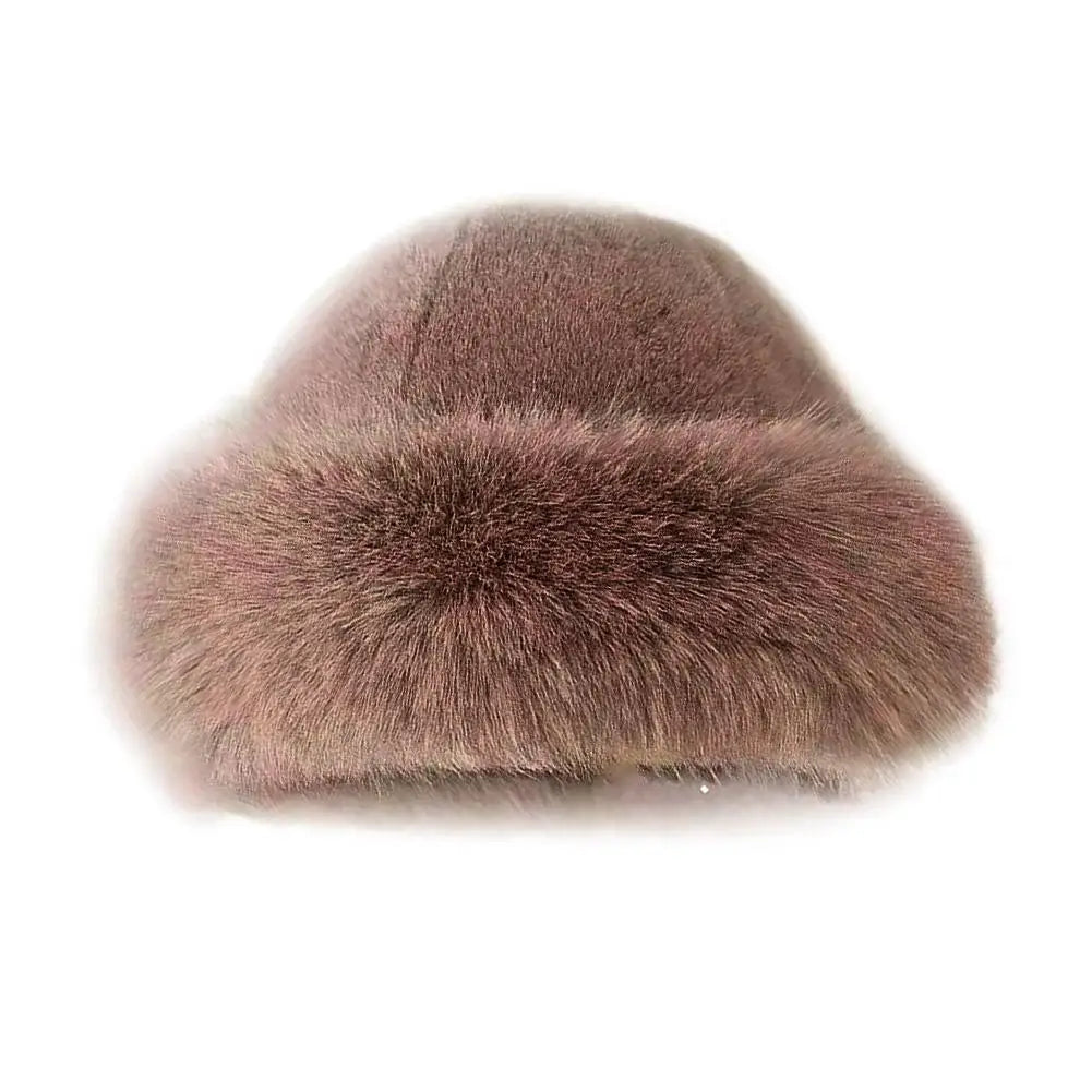 Chapeau Bob Luxe en Fausse Fourrure pour Femmes