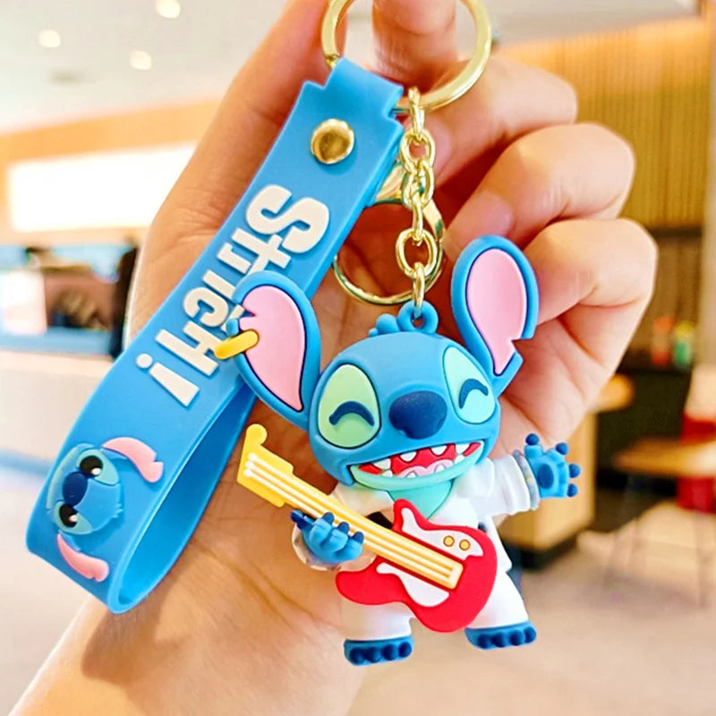 Disney Charm Keychains: Mickey, Minnie & Lilo Fun!
