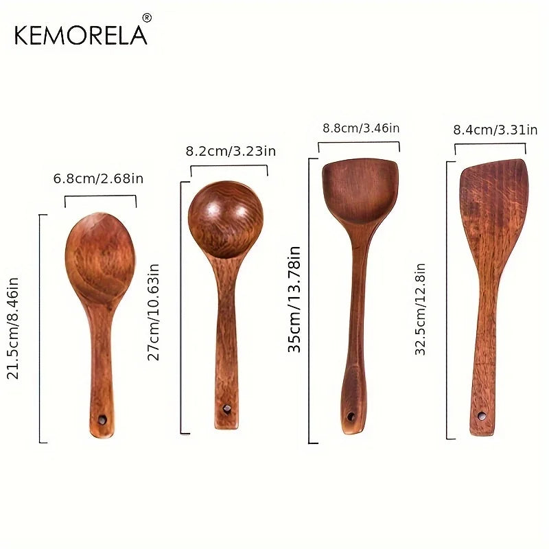 KEMORELA Ensemble 4 Ustensiles Écologiques