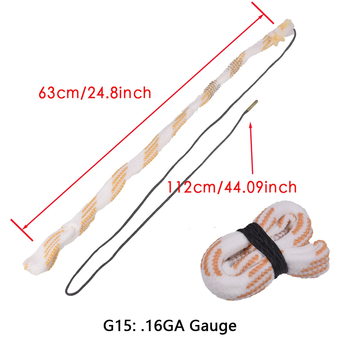 Corde Serpent Nettoyante Multi-Calibres Fusil/Pistolet
