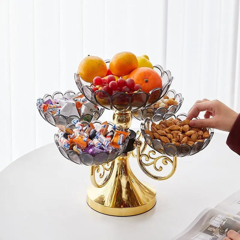 Assiette Fruit Cristal Luxe Rotative Élite