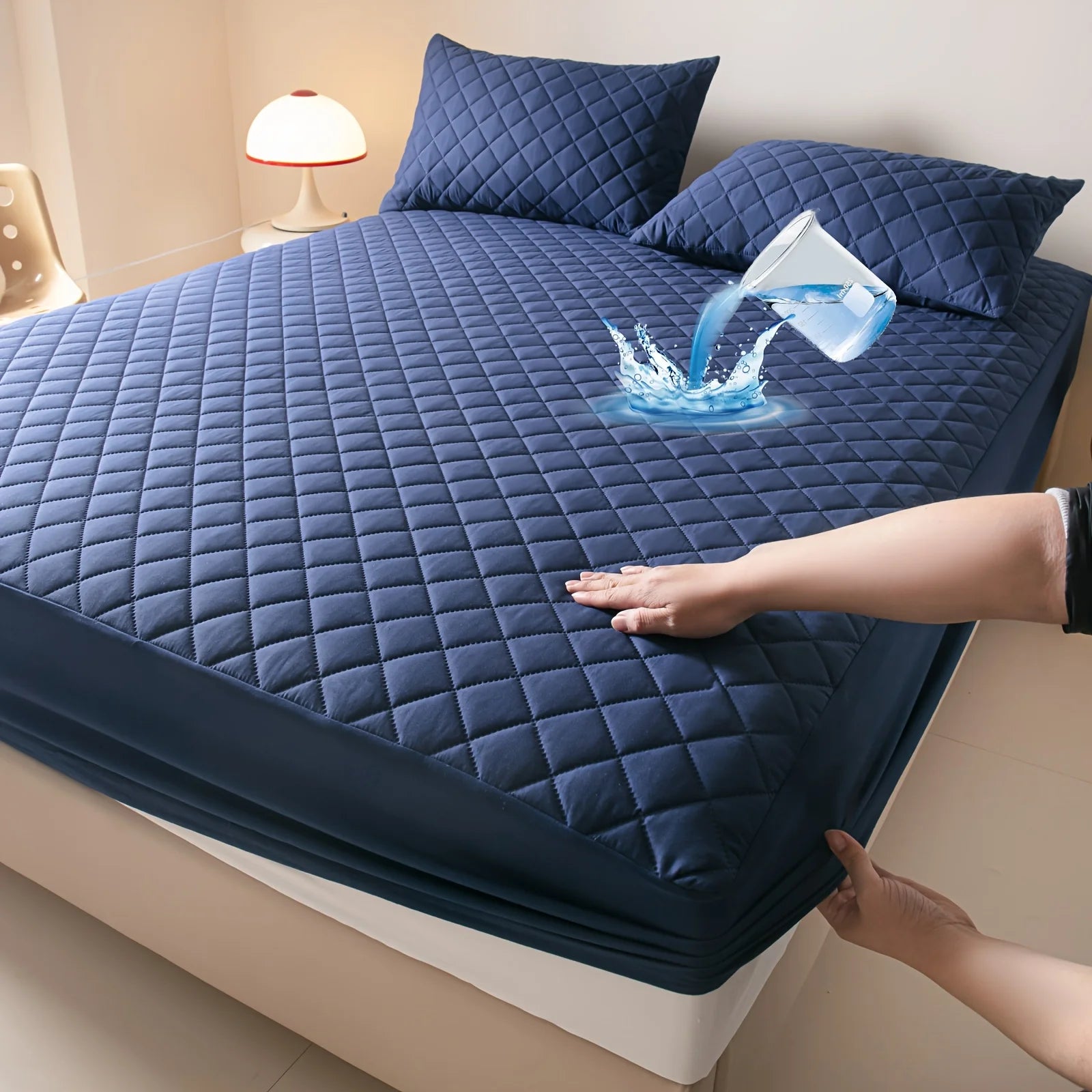 Housse de matelas douce et imperméable confort.