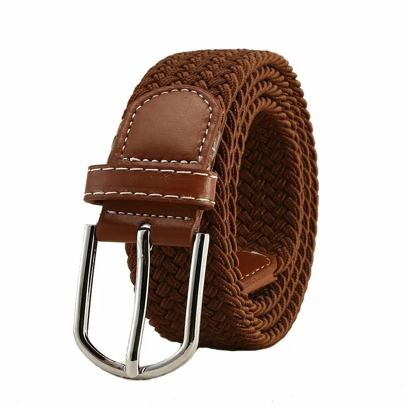 Ceinture Élastique Tressée Unisexe Confort Style