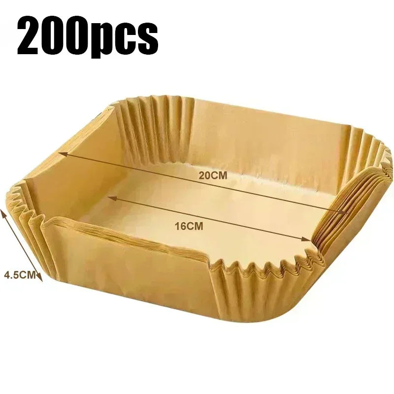 Papier Friteuse Carré Éco 50/100 pcs - Antiadhésif