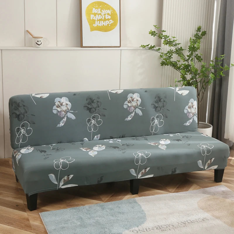 Housse Futon Spandex Antidérapante Amovible Lavable