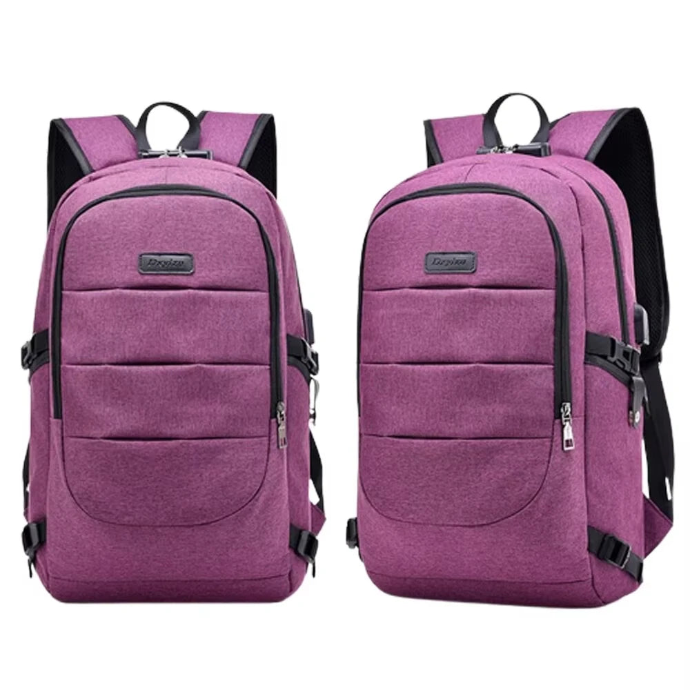 Versatile USB Backpack for Laptops - Waterproof & Spacious