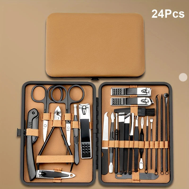 Pro Nail & Toe Grooming Kit - 18-Piece Set