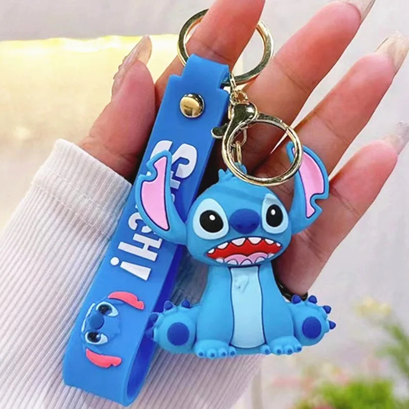 Disney Charm Keychains: Mickey, Minnie & Lilo Fun!