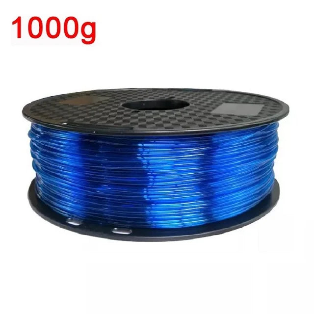 Filament TPU Flexible 1.75mm Turquoise Transparent 1kg