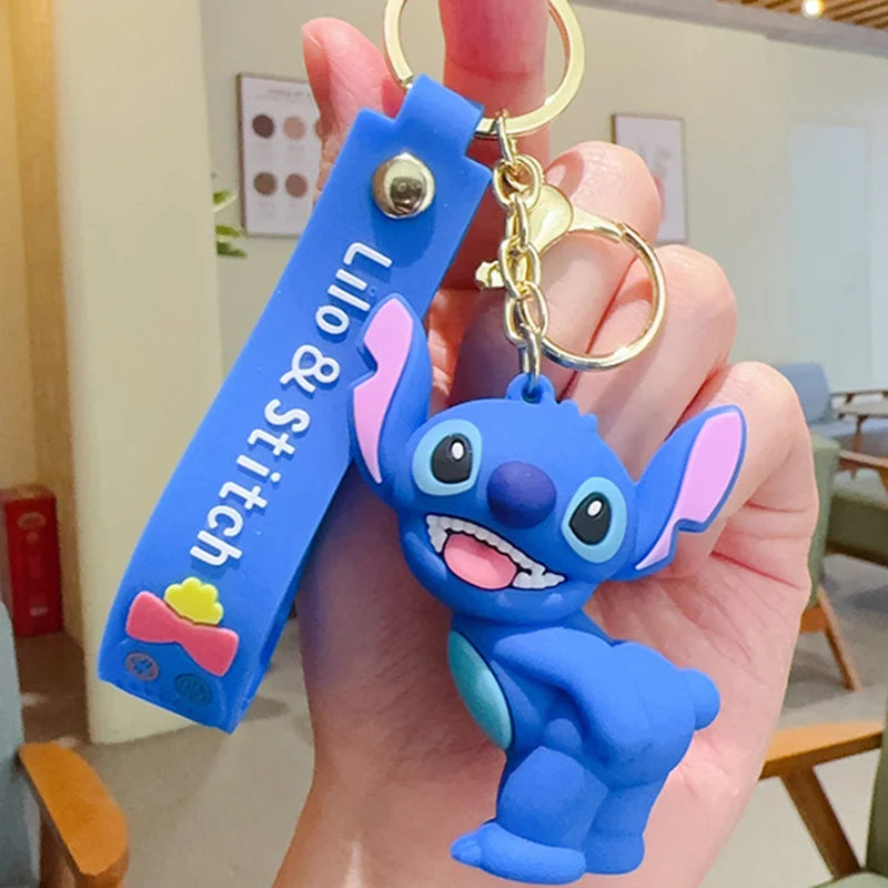 Disney Charm Keychains: Mickey, Minnie & Lilo Fun!