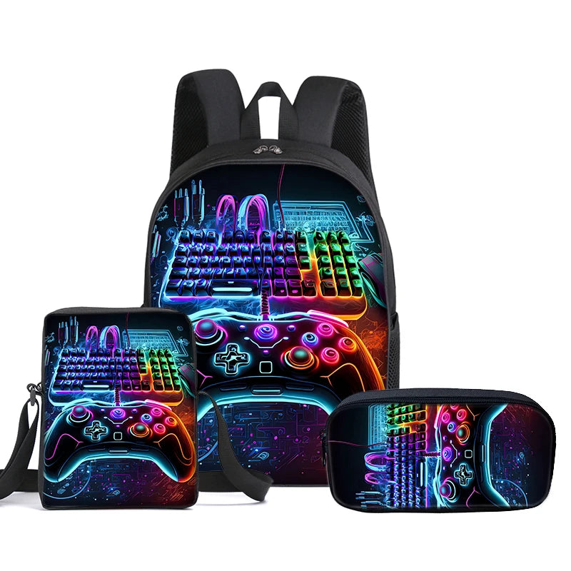 VINKA 3D Cartoon School Bag Set for Kids