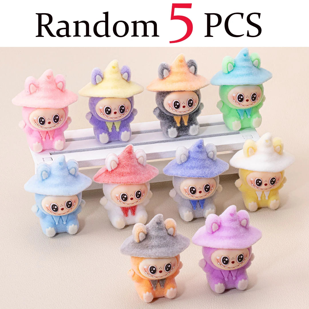Figurines Magiciennes Kawaii en Résine