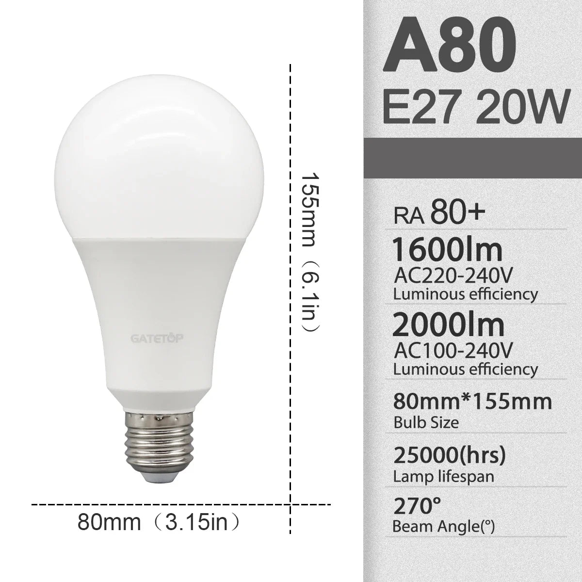 EcoGlow E27 LED Bulbs - Versatile Home Lighting
