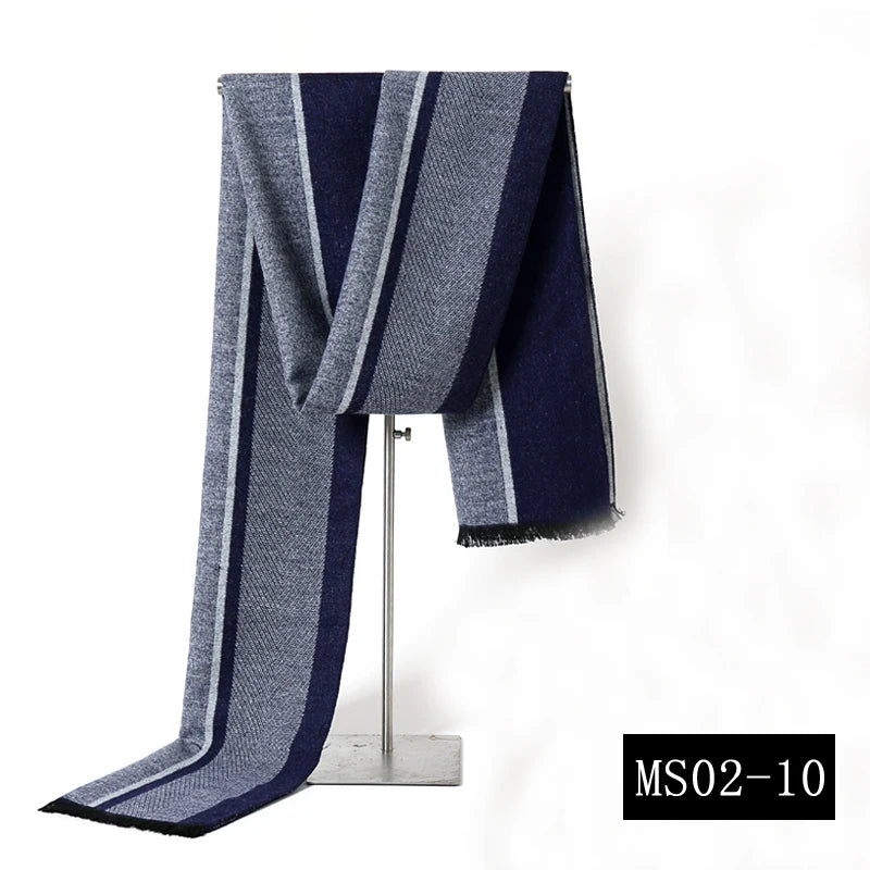 Plaid Pashmina Scarf: Men's Cozy Winter Wrap