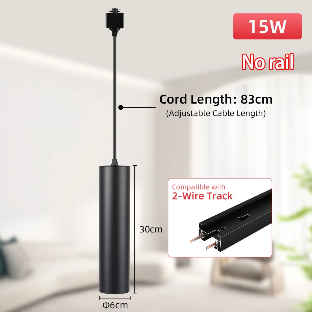 CHENBEN GU10 Flex LED Track Light - Modern & Adjustable