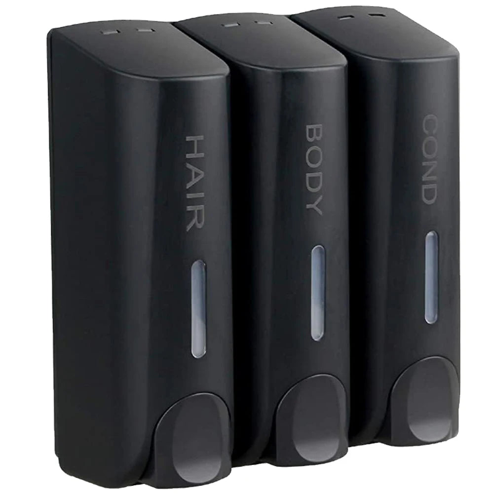 Tri-Distributeur Mural Polyvalent 350ml ABS Durable