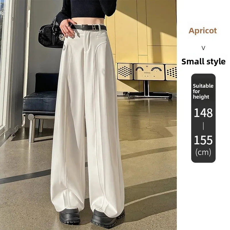 Pantalon Chic Taille Haute à Jambes Larges -