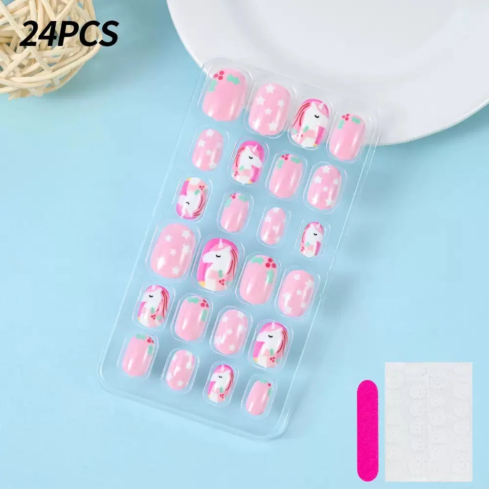 NailArt Enfant - 24 Ongles Jolis