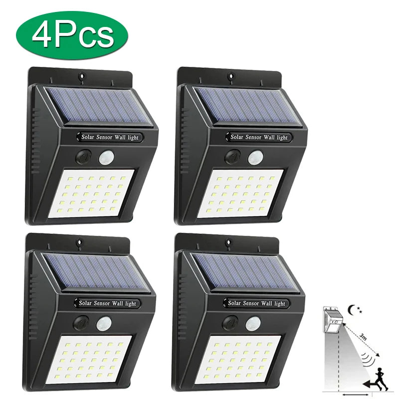 Lumière Solaire PIR 30 LED IP65