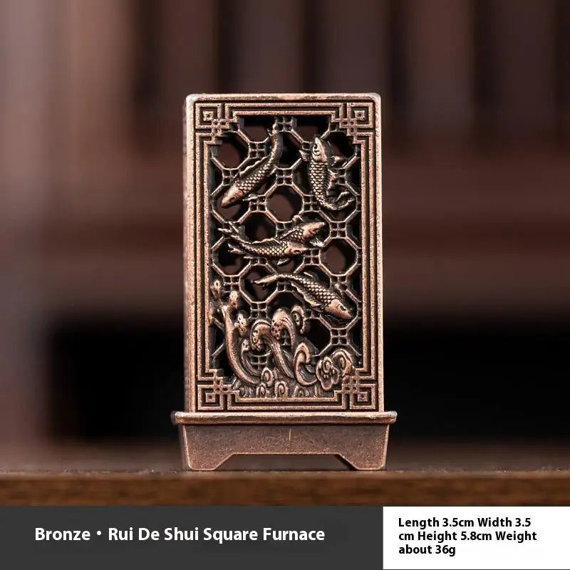 Brûleur d'encens vertical en alliage Xiangyun