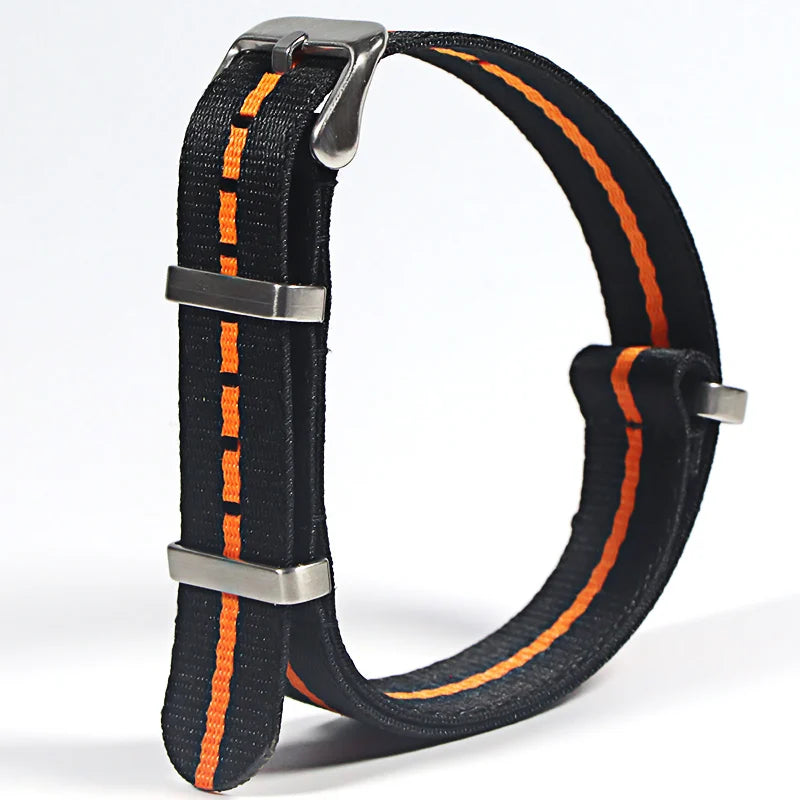 Bracelet Nylon 20/22mm Unisexe - Remplacement Chic