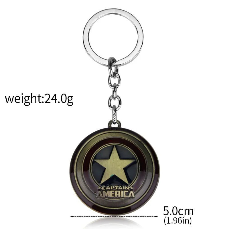 Avengers Shield Keychain - Marvel Trendy Accessory