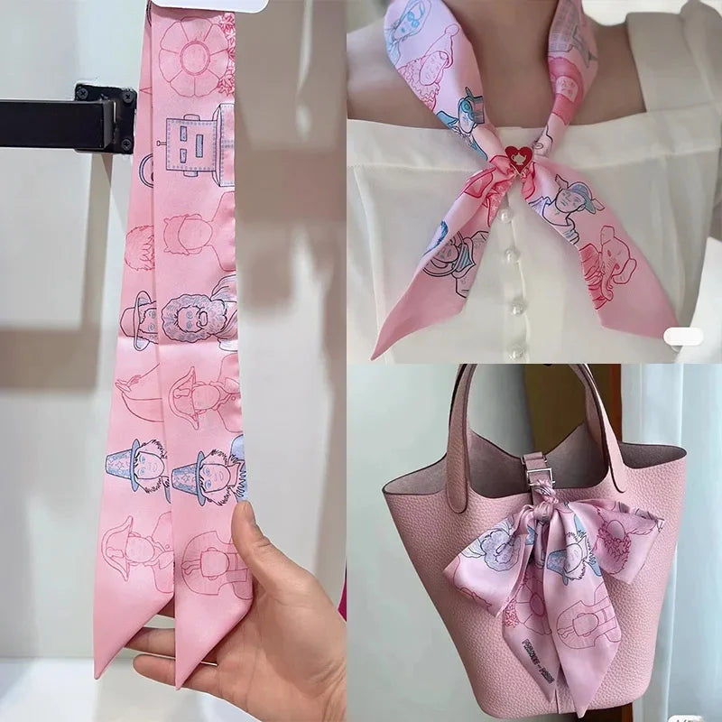 Poignée Élégante en Soie