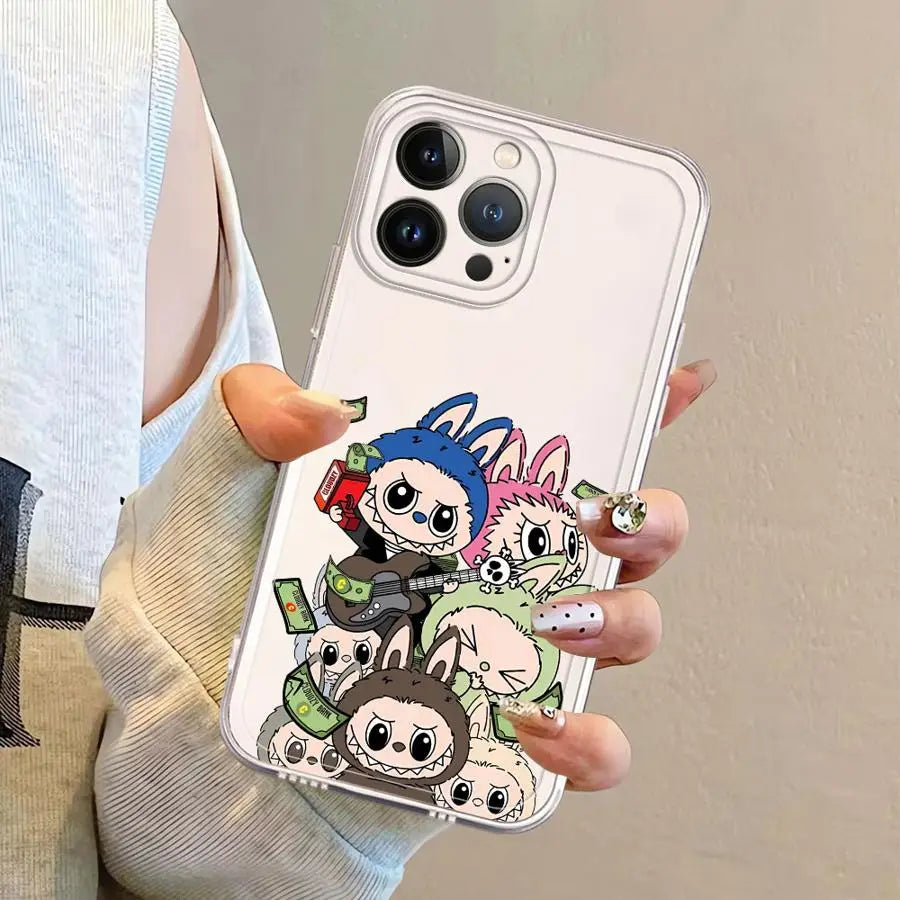 Coque Douce en Silicone pour iPhone - Style Mignon