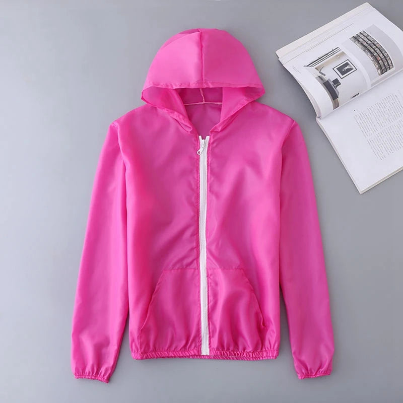 Éclat UV: Veste Ultra-Légère Unisexe Séchage Rapide