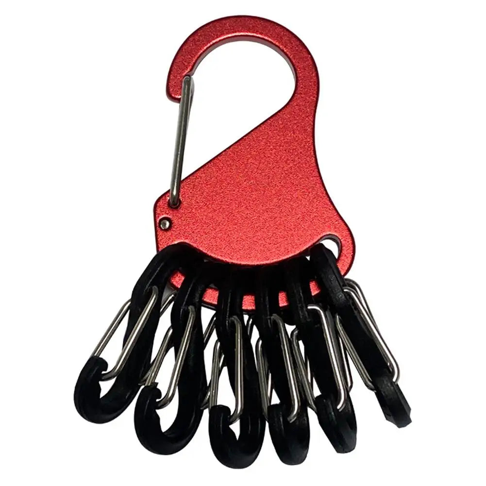 Crochet Mousqueton 6 Bacs: Rangement & Camping