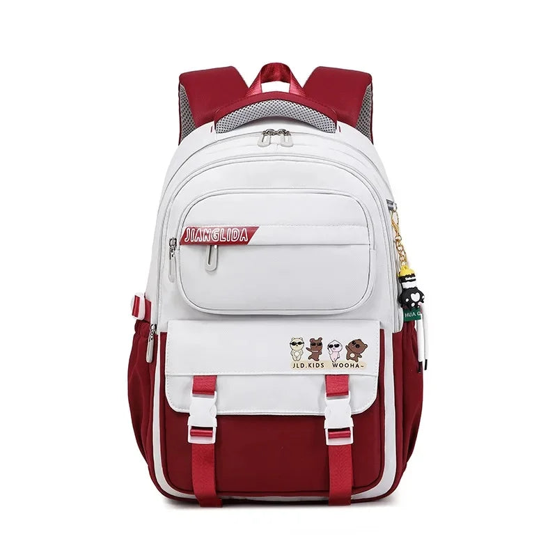 Sac à Dos Harajuku Grande Capacité en Tissu Oxford