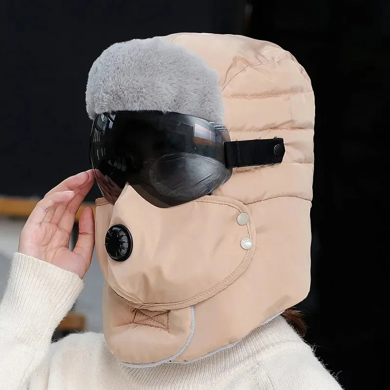 Chapeau d'Hiver Lei Feng Doublé Polaire Unisexe