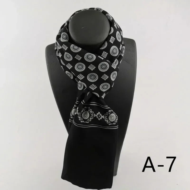 Chic Silk Scarf: Luxe Plaid for All Seasons