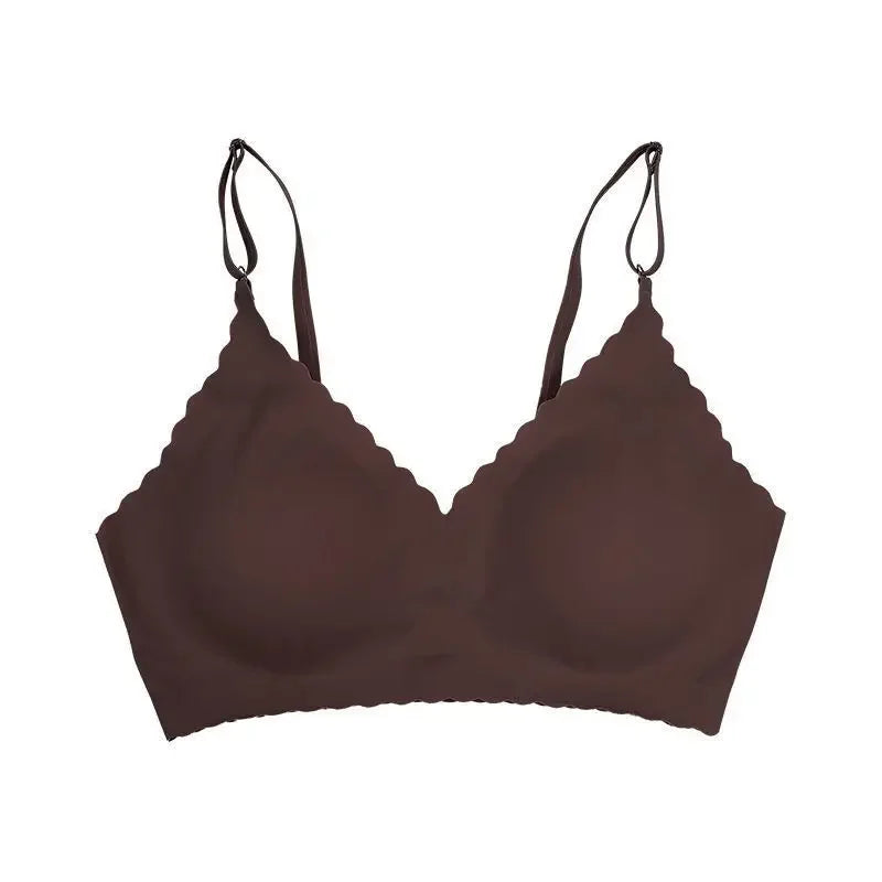 Ultra-Sheer Wireless Push-Up Bra for Everyday Comfort