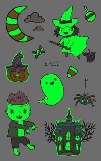 Tatouages Halloween Drôles pour Enfants